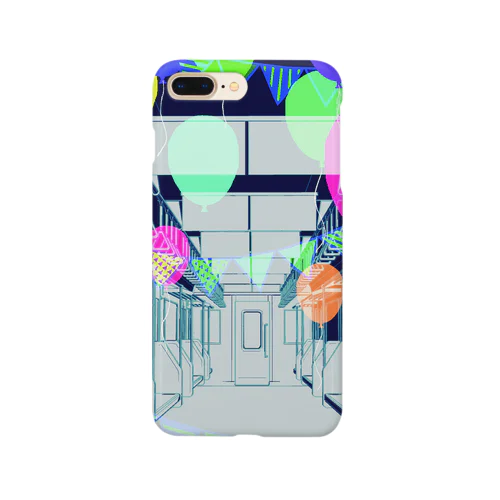 電車内/風船 Smartphone Case