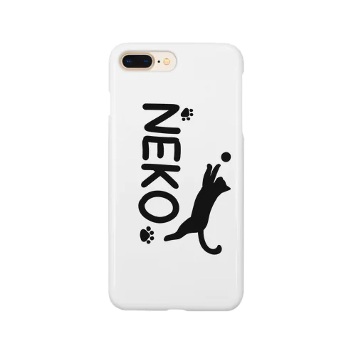 NEKO(猫)のロゴ スマホケース