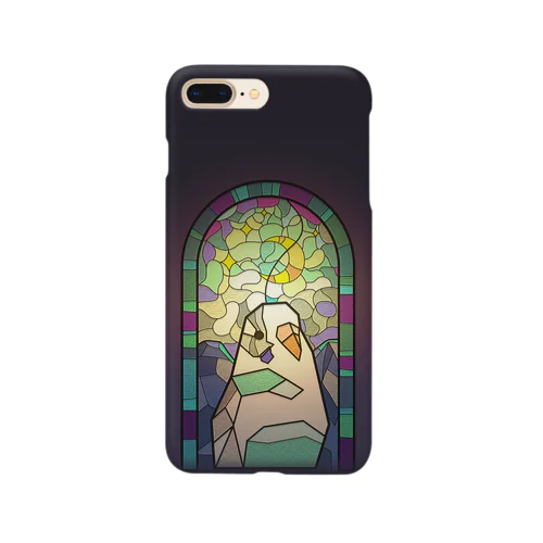 聖パロット教会・セキセイインコ（白） Smartphone Case