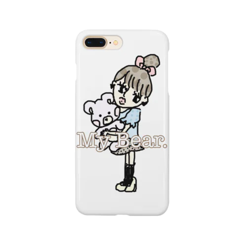 女の子とクマさん🧸 Smartphone Case