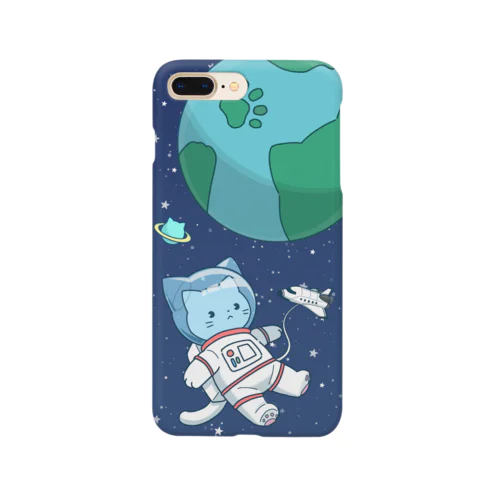 astronaut cat スマホケース