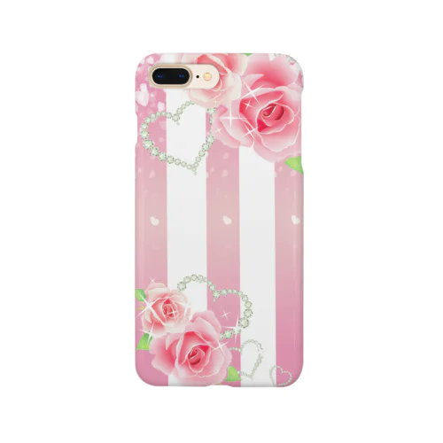 薔薇&ハート（スマホケース） Smartphone Case