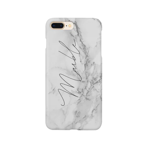 《名入れ可》くすみcolor  marble  by ppp.. Smartphone Case