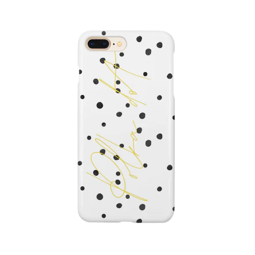 《名入れ可》くすみcolor  polka dot  by ppp.. Smartphone Case