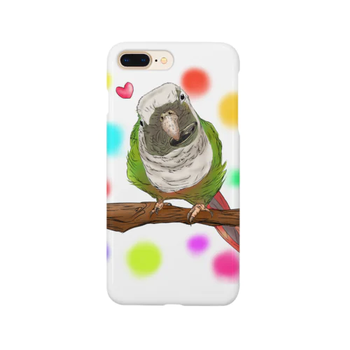 ホオミドリアカオウロコインコ フルカラー② Smartphone Case