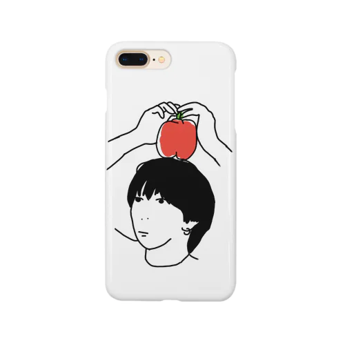 頭にパプリカ(赤) Smartphone Case