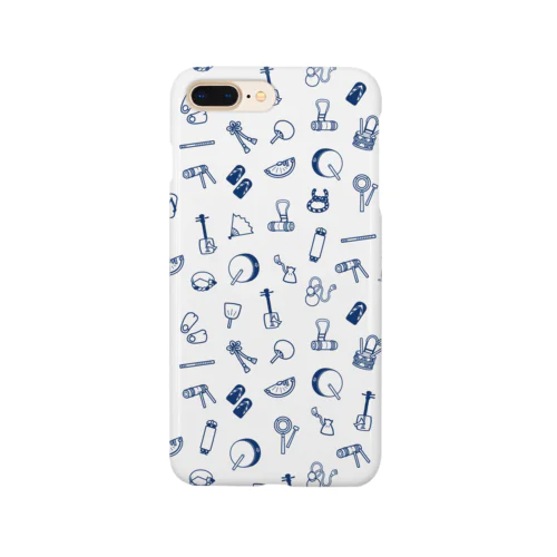 阿波踊りがいっぱい　白 Smartphone Case