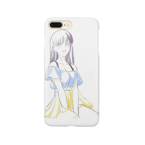 ロングの女の子 Smartphone Case