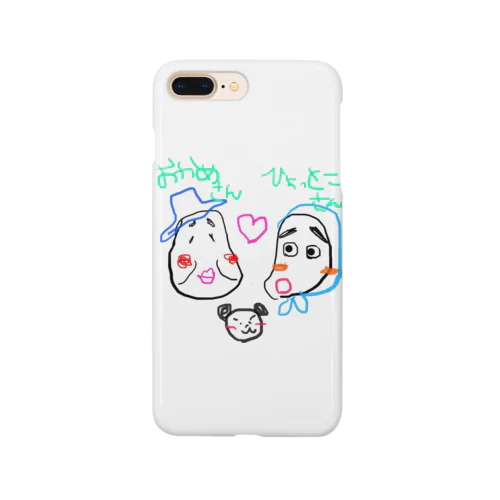 おかめ＆ひょっとこ♥️with🐼 Smartphone Case