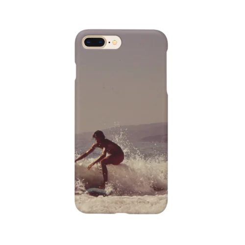 Surfing Along Malibu Beach, California. 10/1972 Smartphone Case