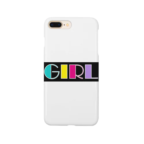 レトロカラフル　GIRL Smartphone Case