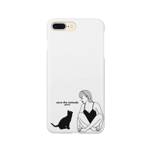 猫と女の子 Smartphone Case