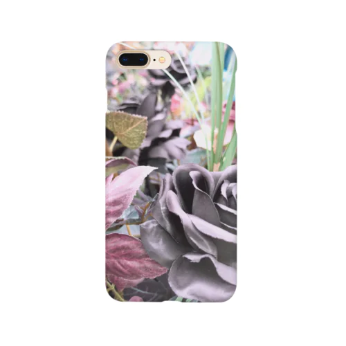 black flower Smartphone Case