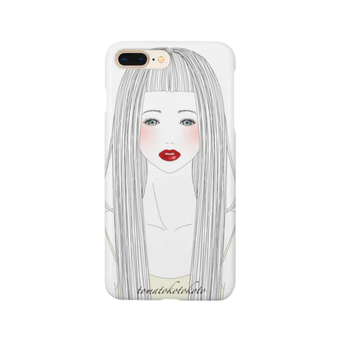 ロングヘアの女の子 Smartphone Case