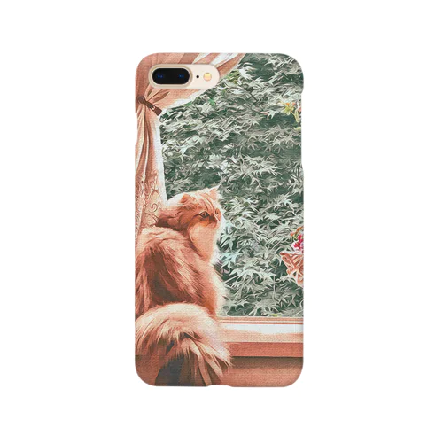 窓辺の猫こべびちゃん　 Smartphone Case