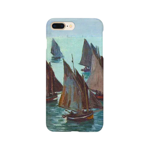 クロード・モネ/ 1868 / Fishing Boats, Calm Sea Smartphone Case