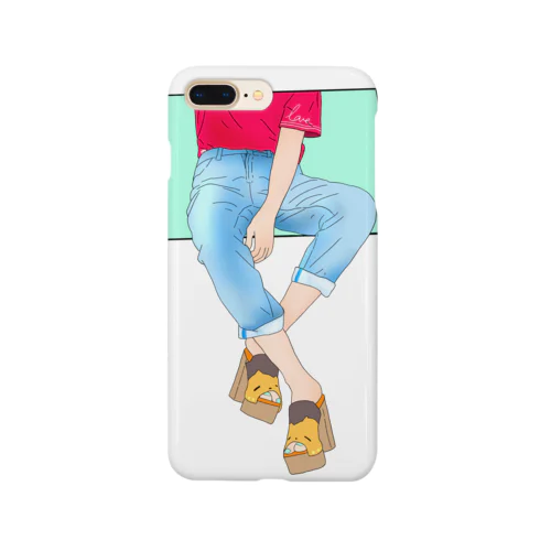 すわってみる Smartphone Case