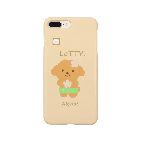 【COLOM.】コロ。トイプードル犬aloha!!!【ロティ】 Smartphone Case