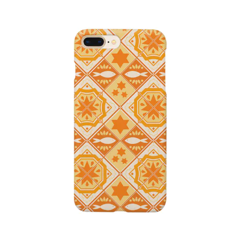祖母の家のキッチンの床（イメージ）オレンジ Smartphone Case