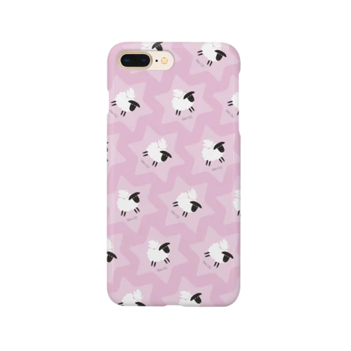 Dove on the Sheep [pink] Smartphone Case