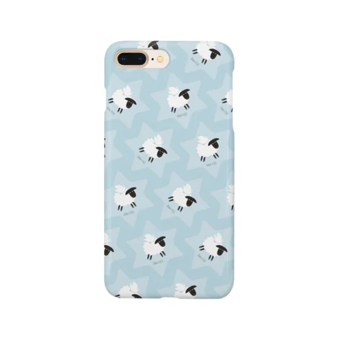 Dove on the Sheep [blue] Smartphone Case