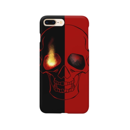 【パンクロック】骸骨のスマフォケース Smartphone Case