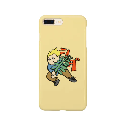 シダ 黄色 Smartphone Case