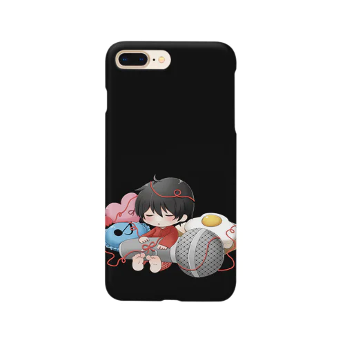 ito is sleeping [黒] Smartphone Case