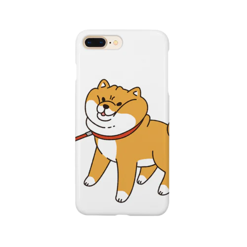 散歩から帰りたくない柴犬 Smartphone Case