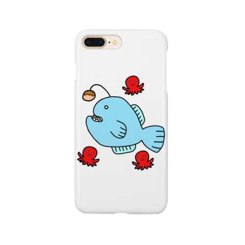 🐙ちょうちんあんこうin夏祭り(たこ焼きver.)🐙 Smartphone Case