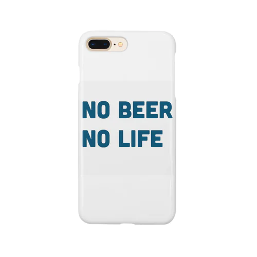 NO BEER  NO LIFE スマホケース