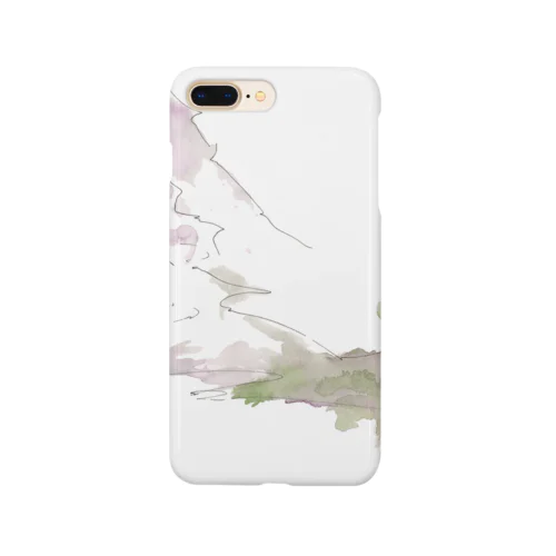 水彩抽象画Tシャツ Smartphone Case