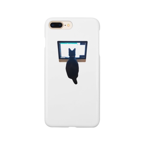 はたらく黒猫 Smartphone Case