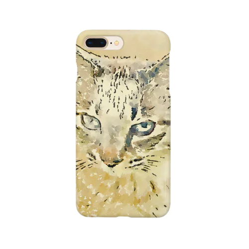 眠いトラ猫マーブル Smartphone Case