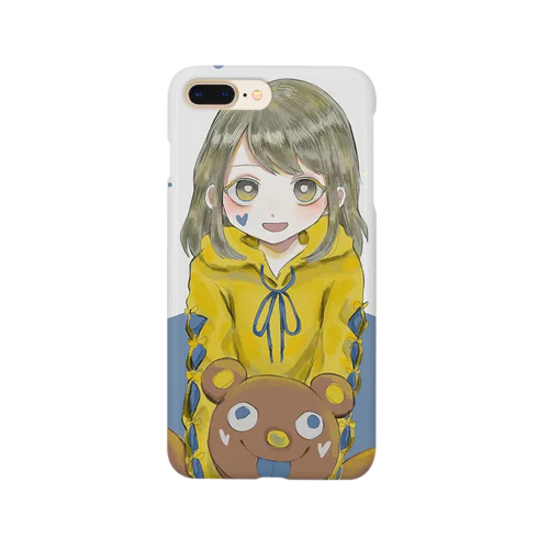 くまと女の子 Smartphone Case