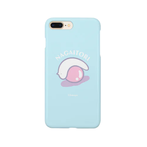 ながいとりとボール(ライトブルー) Smartphone Case