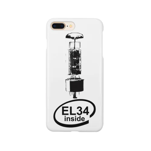 真空管EL34黒 Smartphone Case