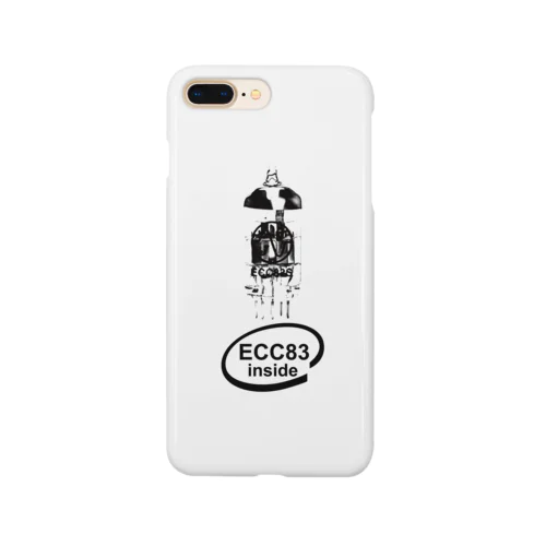 真空管ECC83黒 スマホケース