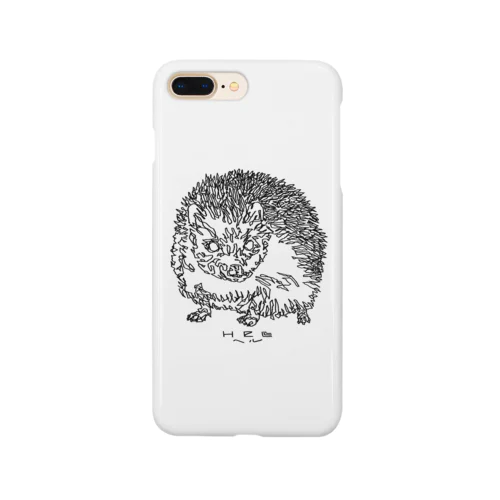 左手で描いたハリネズミ Smartphone Case