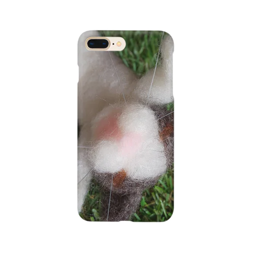 ドアップにゃんこのスマホカバー Smartphone Case