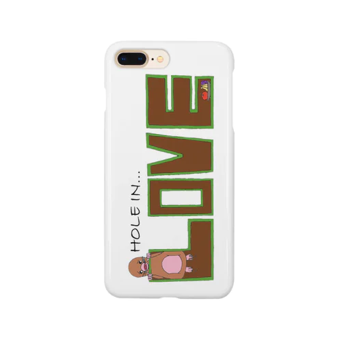 モグラくんの穴があったら入りT Hole in Love ver Smartphone Case