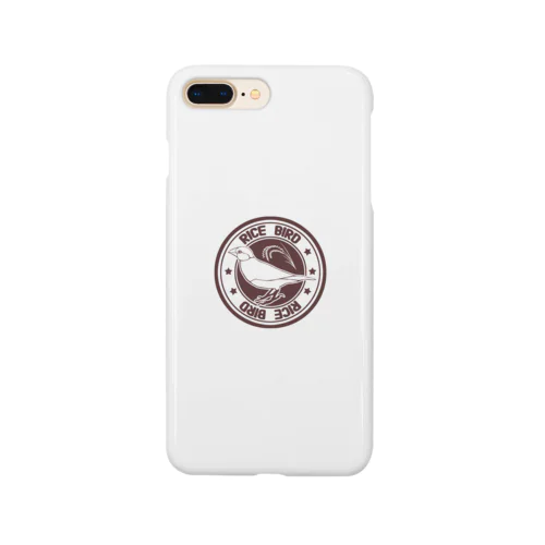 文鳥と稲穂 Smartphone Case