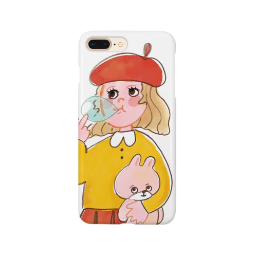 中指がーるとUMAうさぎ Smartphone Case