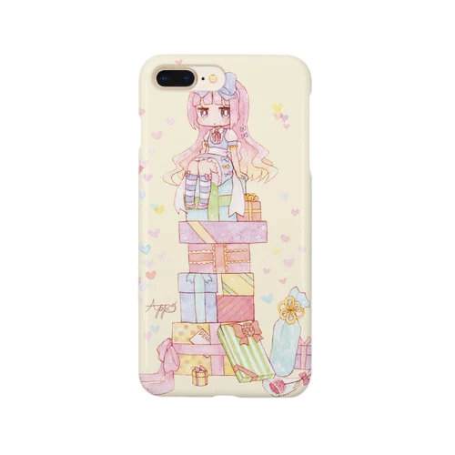 プレゼントと女の子 Smartphone Case