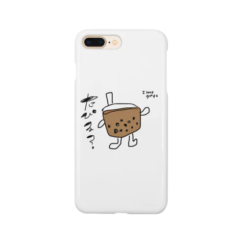 タピオカくん スマホケース