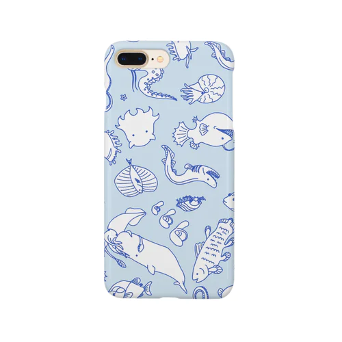 ゆるゆる深海魚 スマホケース