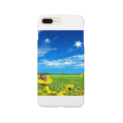 てんとう虫と空 Smartphone Case