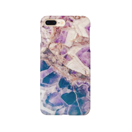 紫な大理石 Smartphone Case