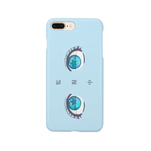 監視中❤︎スマホケースBlue Smartphone Case