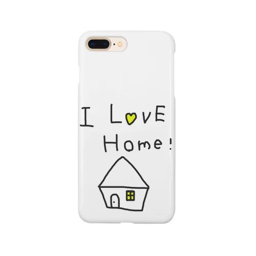 I LOVE HOME  スマホケース